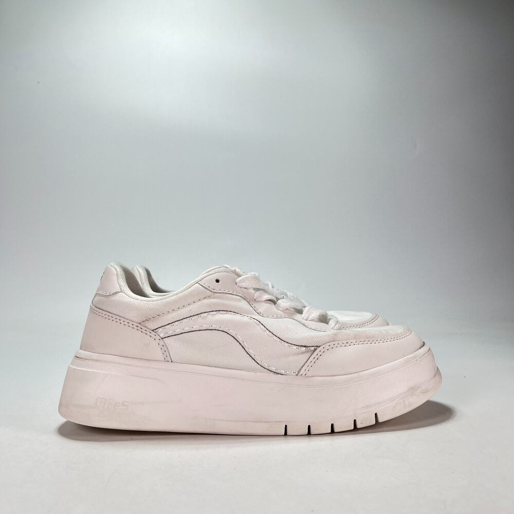 STQ Triple White Casual Low Top Chunky Platform Streetwear Sneakers Women's Sz 7